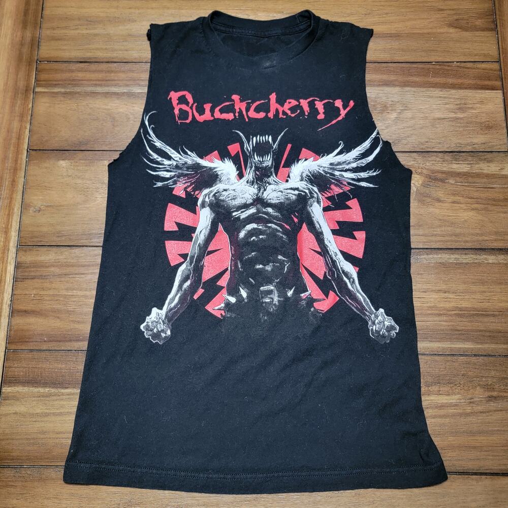 Buckcherry Black Cut Tank Top "Tour 21/22" - Size Small